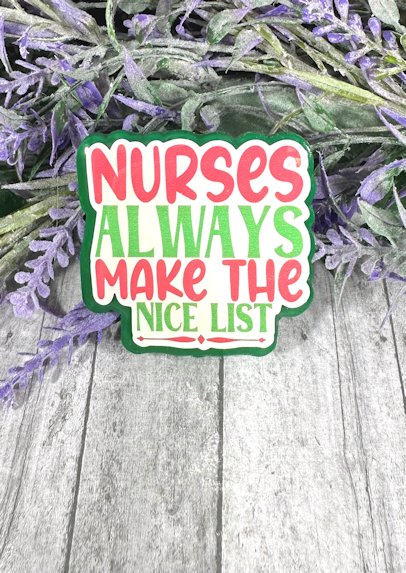 2 inch Christmas Nurse Magnet
