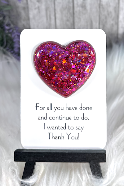 Handmade Pocket Hug Dark Pink Chunky