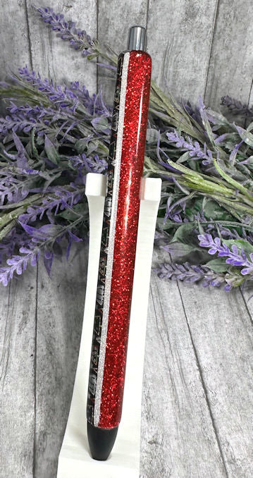 Handmade Christmas Trees glitter pen with free refill