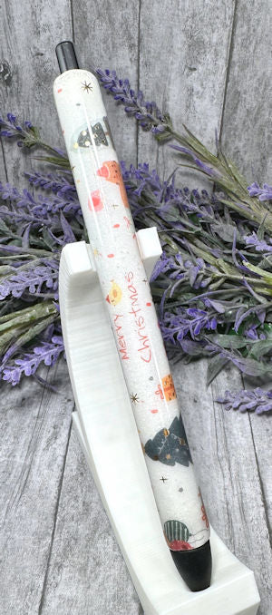 Handmade Christmas presents glitter pen with free refill