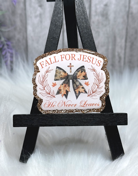 2 inch Fall for Jesus Magnet