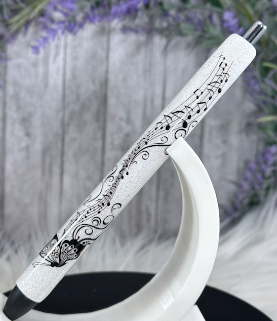 Handmade Filigree Butterflies glitter pen with free refill