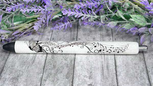 Handmade Filigree Butterflies glitter pen with free refill