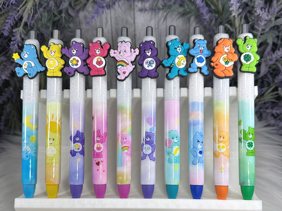 Custom Order Handmade Care Bear Pens