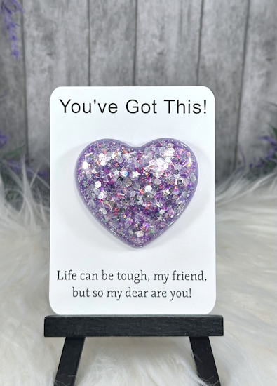 Handmade Pocket Hug Chunky Purple