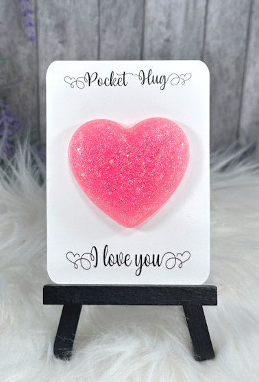 Handmade Pocket Hug Bright Pink 2