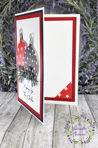 Handmade Soldier Military Christmas Ornaments Card