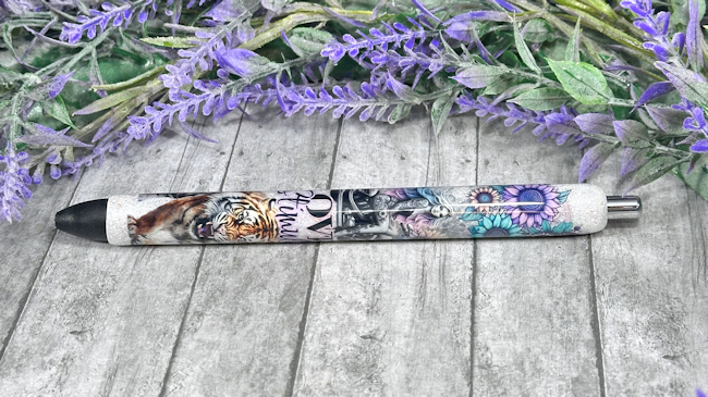 Handmade Overstimulated glitter pen with free refill