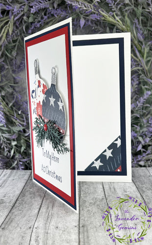 Handmade Soldier Military Christmas Ornaments Card 3