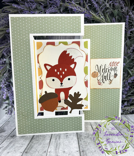 Handmade 3D Squirrel Autumn Fall Card