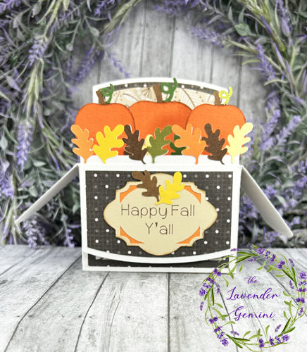 Handmade Fall Thanksgiving card