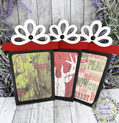 Handmade  Holiday Christmas gift card holders 2