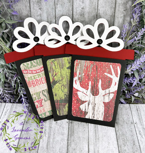 Handmade  Holiday Christmas gift card holders 2