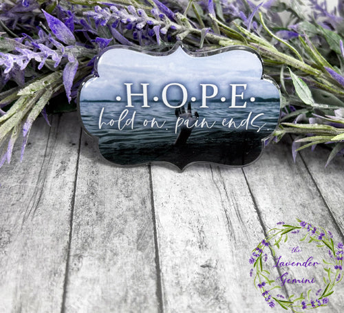 3 inch Hope Quote Magnet 2