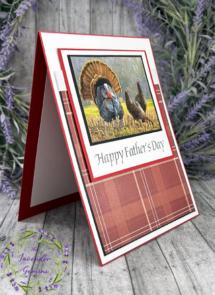 Handmade Father's Day Turkey card