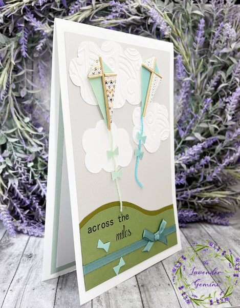 Handmade Mint Green Miss You  Card