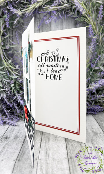 Handmade Christmas Window Christmas Card