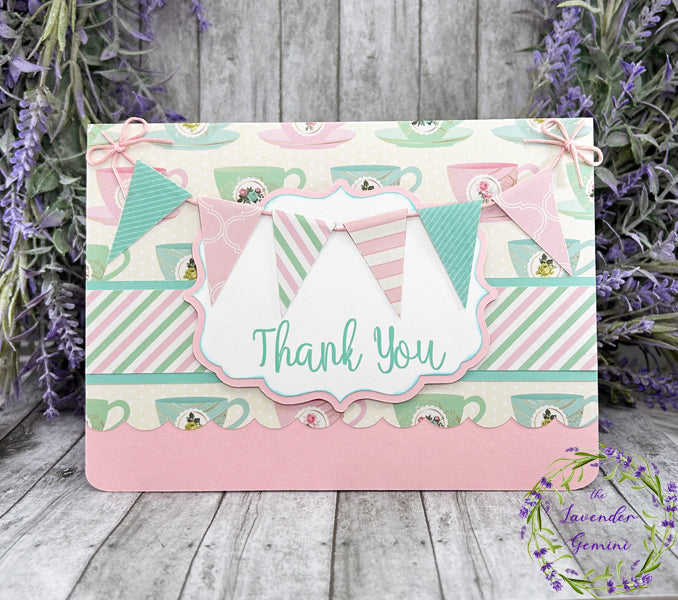 Handmade Thank you banner Card