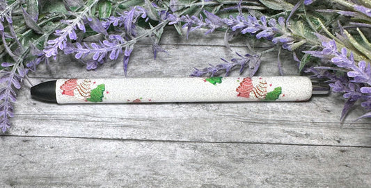 Handmade Christmas Tree Cakes glitter pen with free refill 2