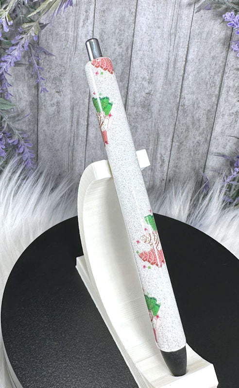 Handmade Christmas Tree Cakes glitter pen with free refill 2