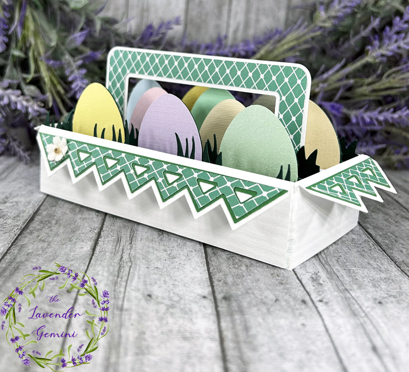 Handmade 3D Easter Eggs Easter card 3