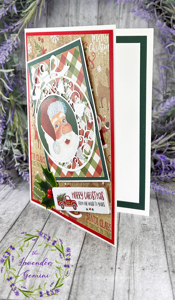 Handmade Santa Christmas Card