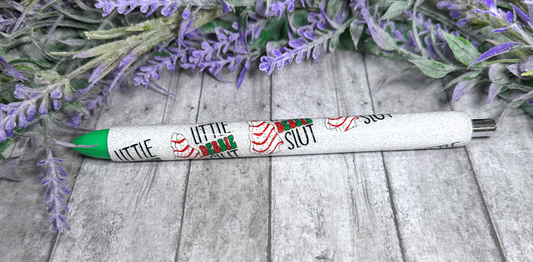 Handmade Snarky Little Debbie Cakes glitter pen with free refill