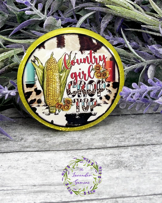 2 inch Country Girl Quote Magnet