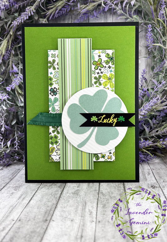 Handmade St Patricks Day Shamrock Card 2