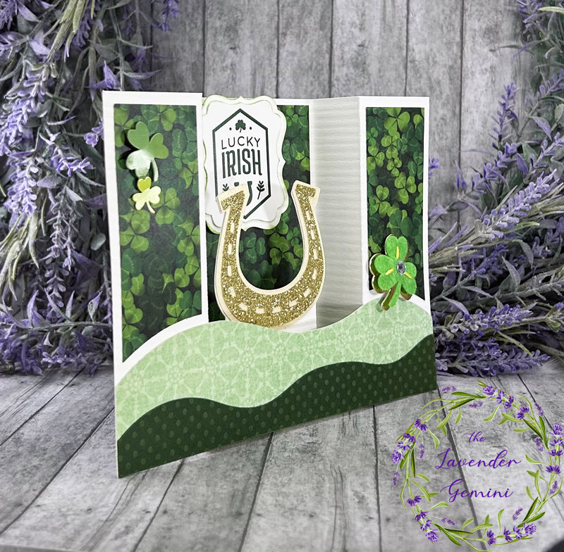 Handmade St Patricks Day 3D Shadow Card 1