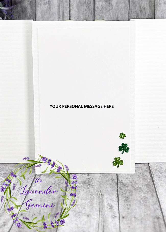 Handmade St Patricks Day 3D Shadow Card 1