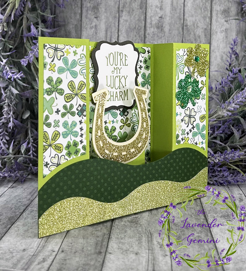 Handmade St Patricks Day 3D Shadow Card 2