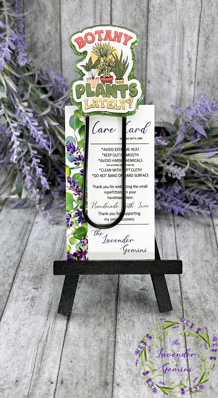 Plant Lovers Book Mark