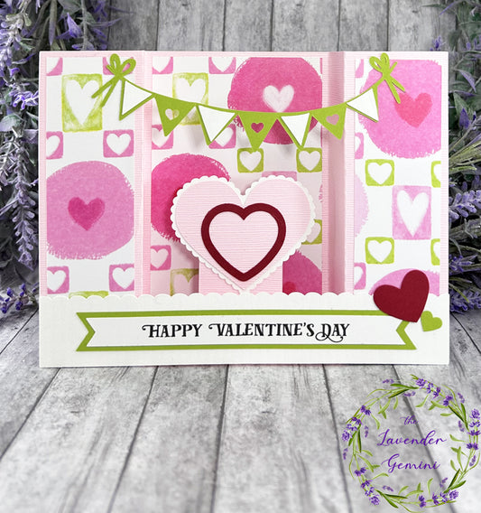 Handmade Valentines Day Hearts 3D Shadow Card 4