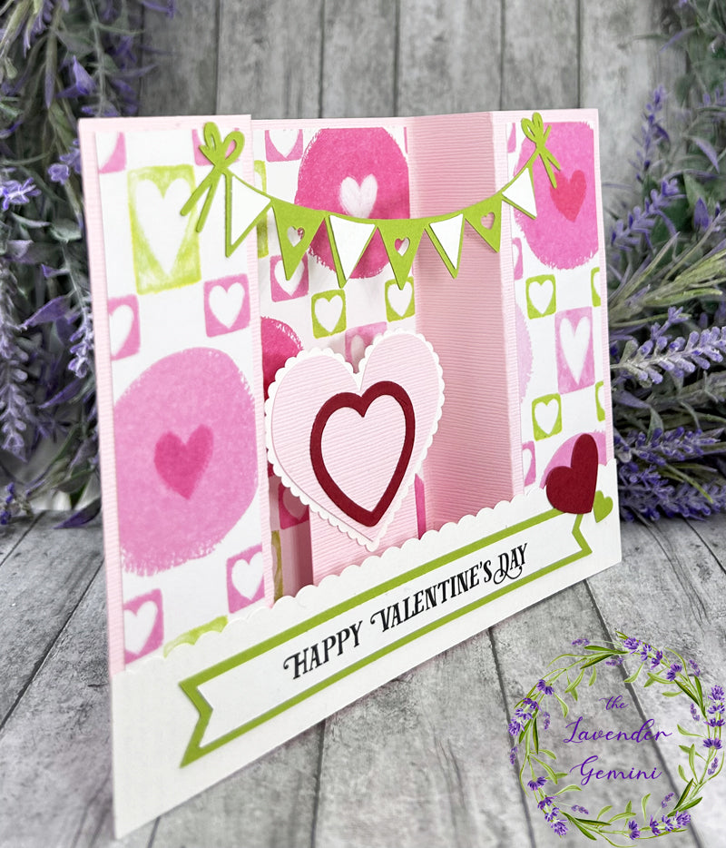 Handmade Valentines Day Hearts 3D Shadow Card 4