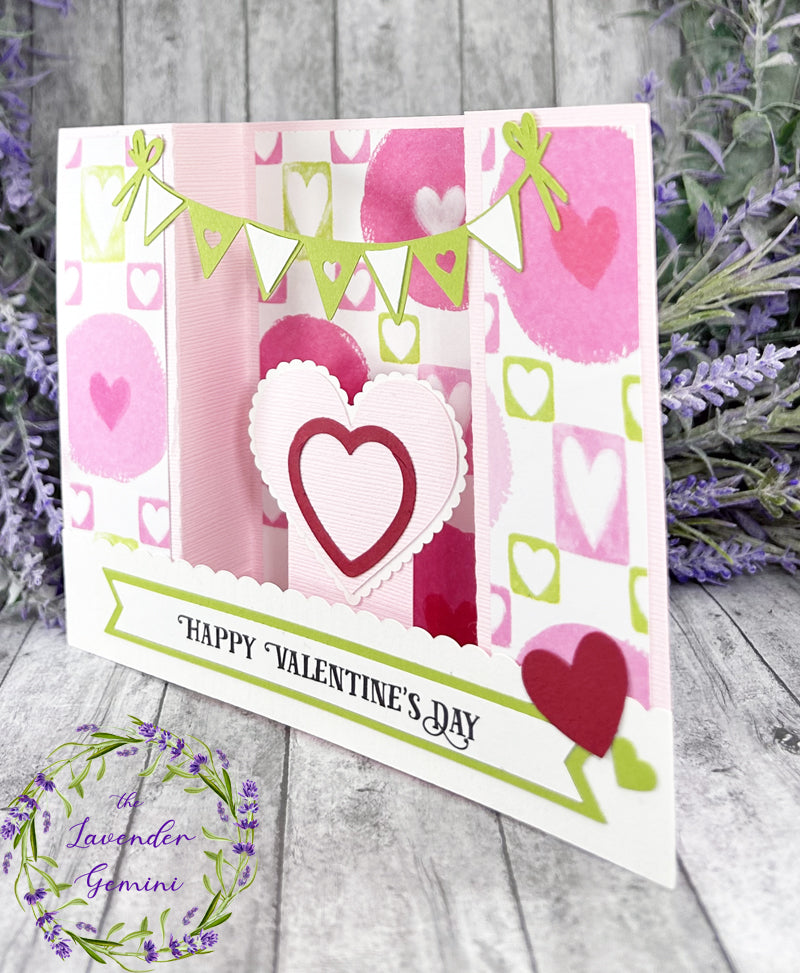 Handmade Valentines Day Hearts 3D Shadow Card 4