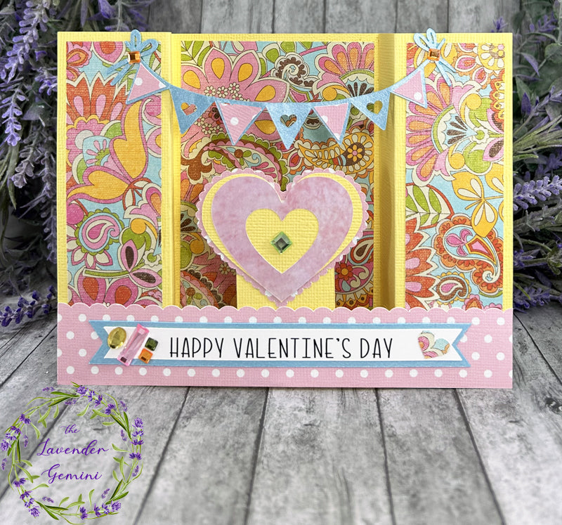 Handmade Valentines Day Hearts 3D Shadow Card 6