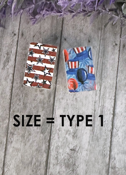 Model 1  Patriotic Phone charging cable protector set