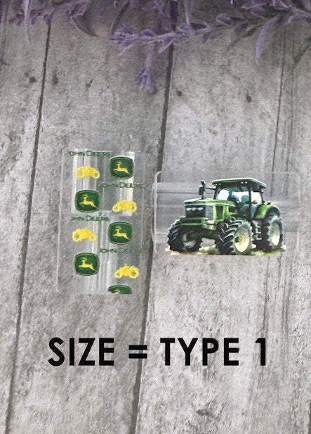 Model 1 John Deere Tractors Phone charging cable protector set