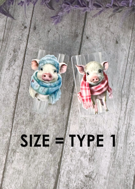 Model 1 Winter Pigs Phone charging cable protector set