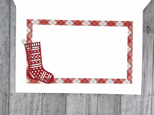 Handmade Red Merry Christmas Card