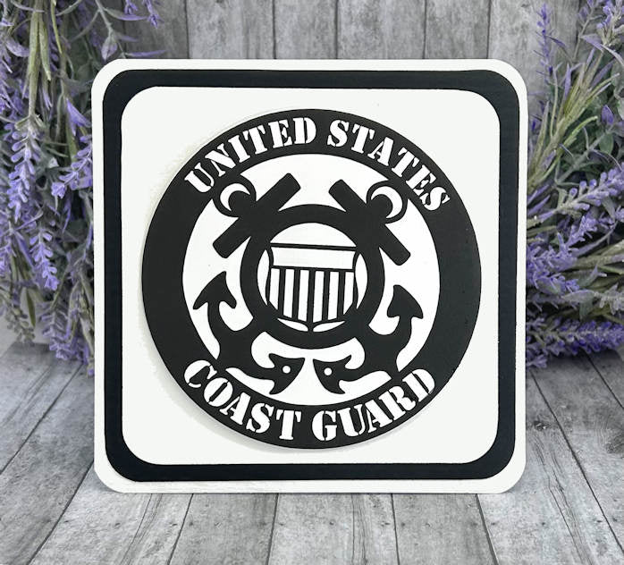 Handmade Coast Guard Card