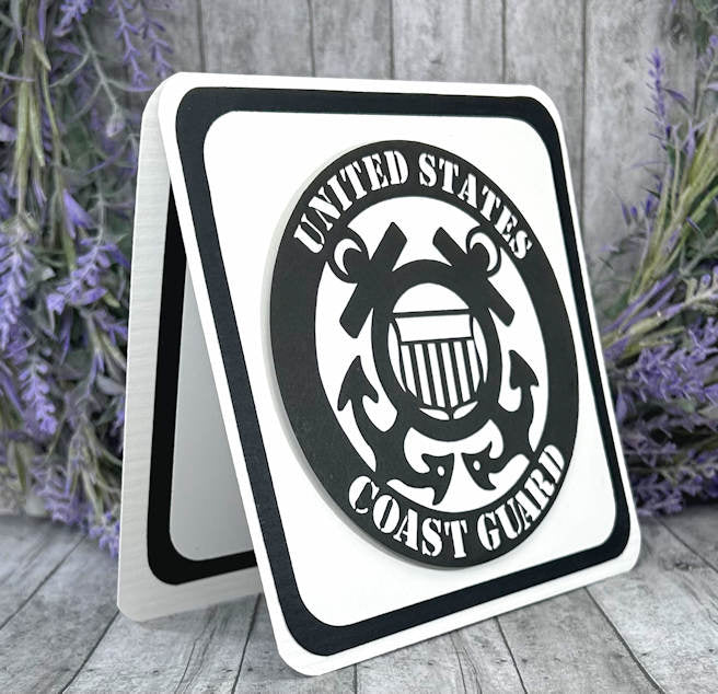 Handmade Coast Guard Card