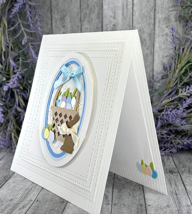 Handmade Easter Bunny and Easter Basket card 5