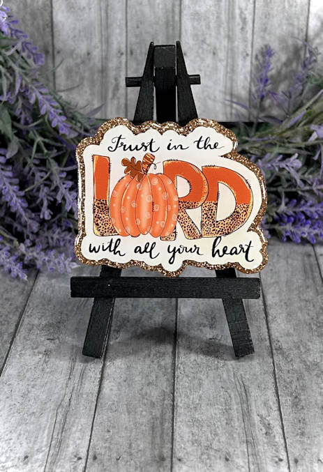 3 inch Trust in the Lord  Quote Magnet