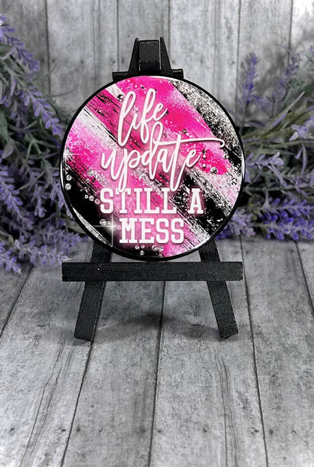 3 inch Still a Mess Snarky Quote Magnet