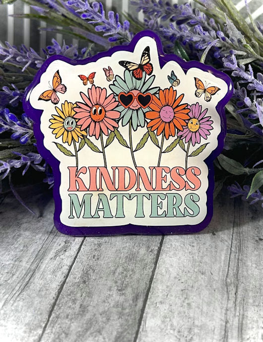 3 inch Kindness Matters  Quote Magnet