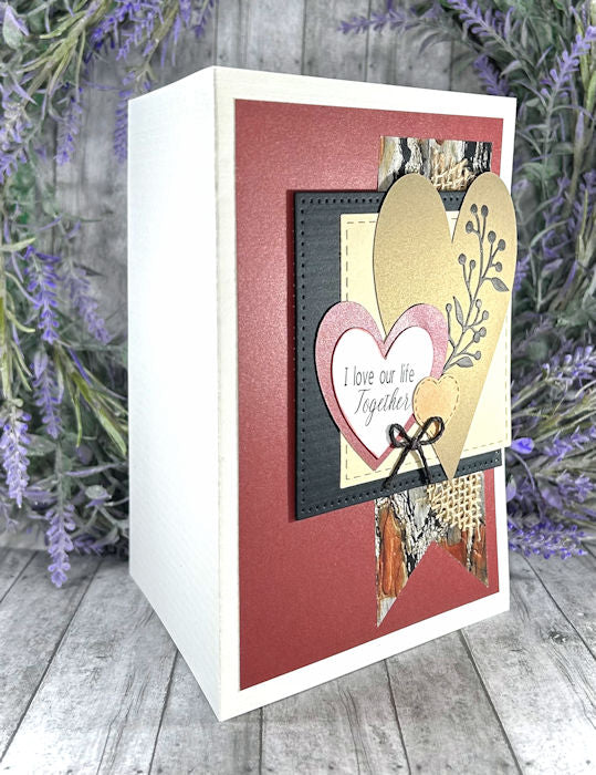 Handmade Masculine  Love Valentines Card