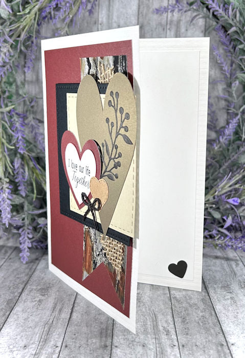 Handmade Masculine  Love Valentines Card