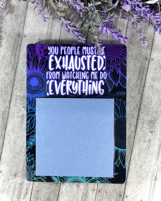 HandmadeSarcastic Quote Sticky Note Holder